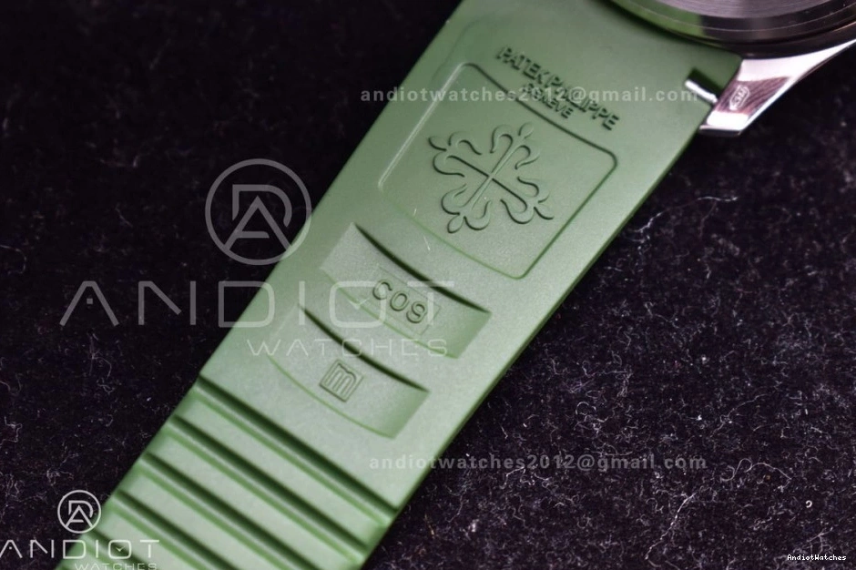 Rubber On 1:1 Aquanaut 514 Dial SS NewStyle Strap 324CS 5168G 42mm ZF Edition Green Green Best 0922